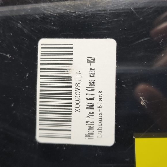 3 for $9- iPhone 12 Pro Max Cell Phone Case, 6.7 inches, Glossy Black color - Picture 3 of 3